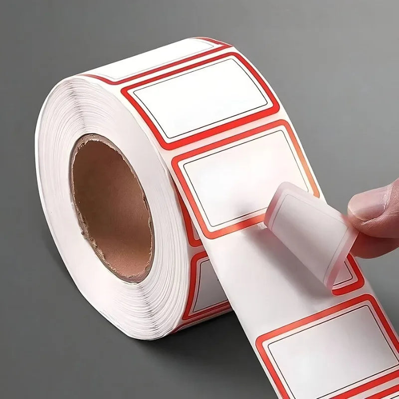Self-Adhesive Label Stickers 500/Roll – File & Price Marking