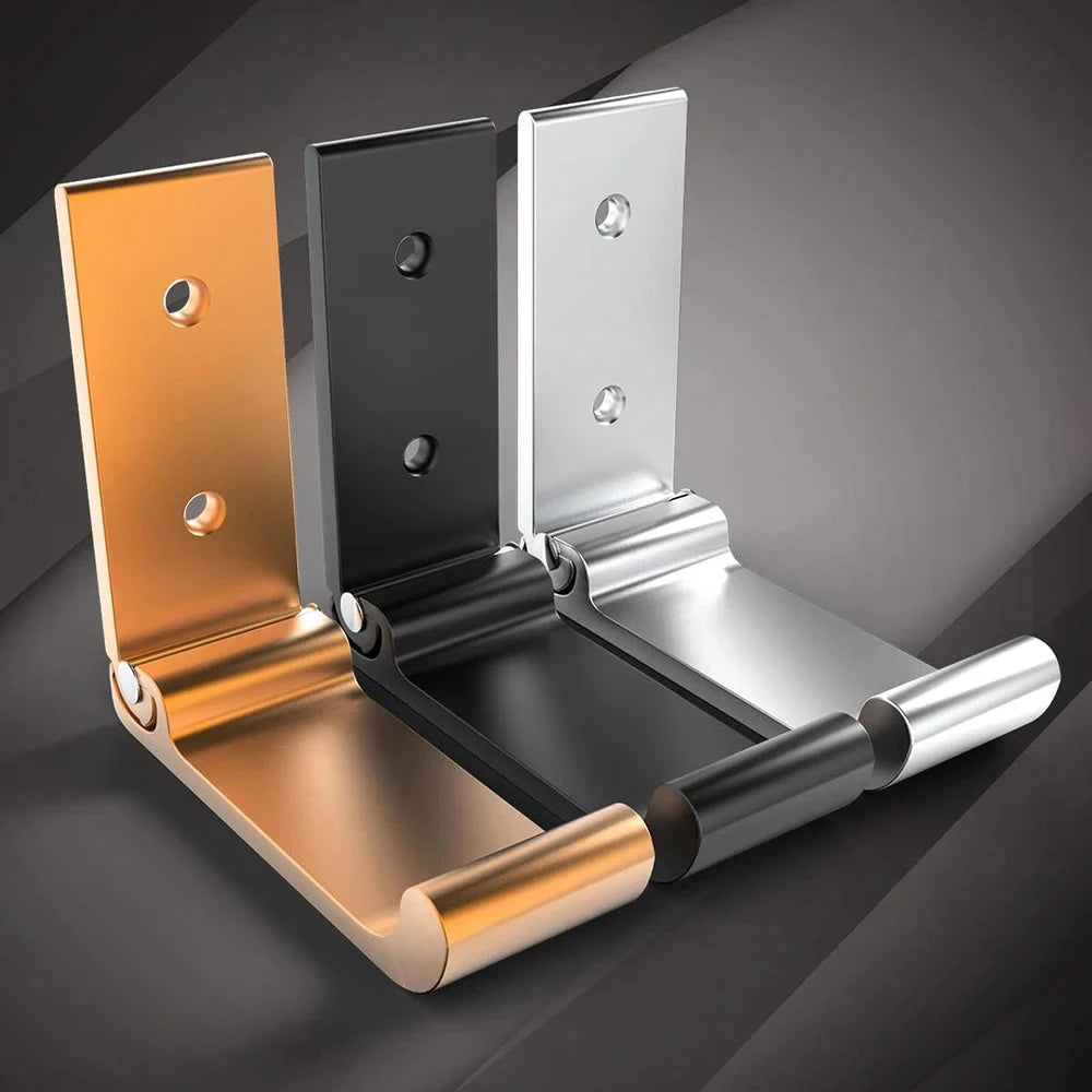 Foldable Wall Coat Hooks – Rustproof Aluminum Alloy 1/2 Pack