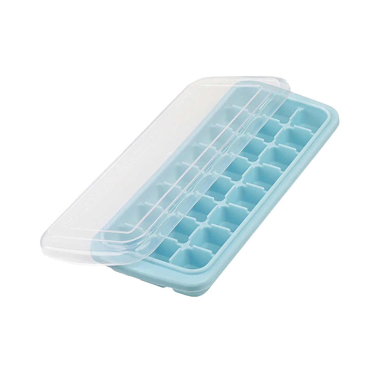 Silicone Ice Cube Tray with Lid – 24 Cubes Easy-Release Mold