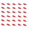 30PCS Red Artificial Berry Picks – Flexible Wire Christmas Decor