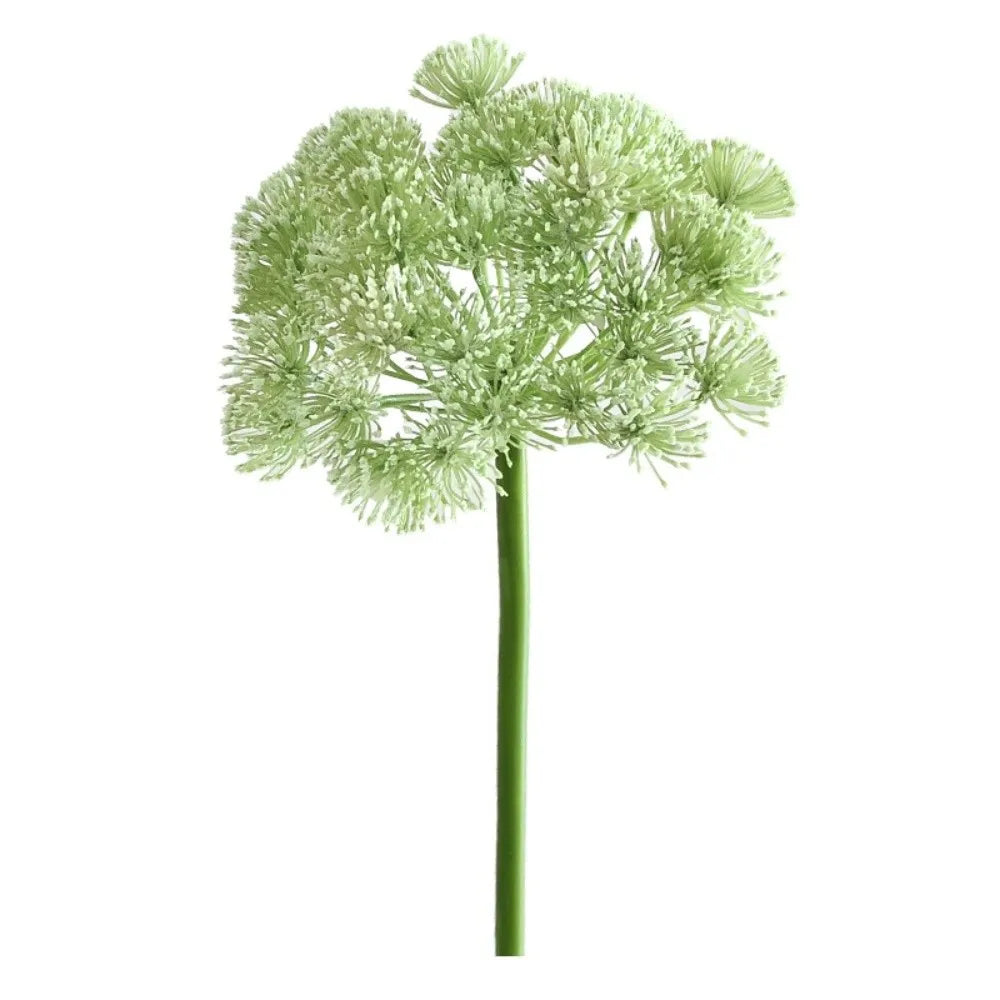 Green Artificial Silk Lace Flowers Faux Dandelion Home Decor