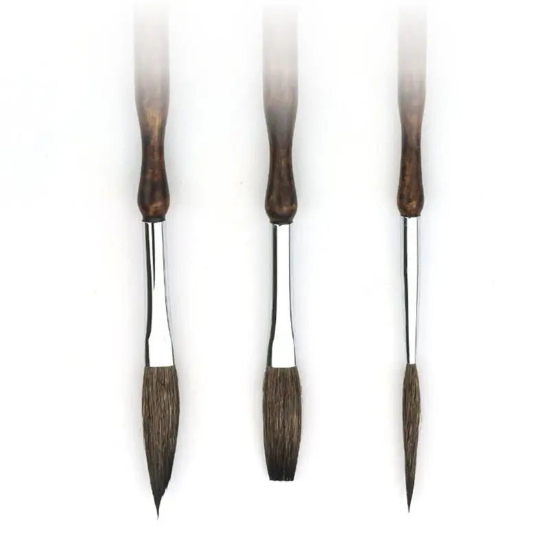 3-Pc Pinstriping Brush Kit – Long Liner, Script & Rigger