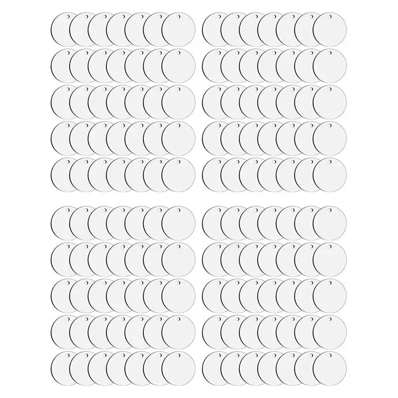 140-Pc Round Sublimation Ornament Blanks – DIY Christmas Decor