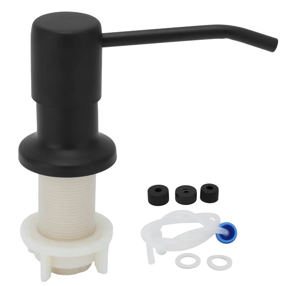 VIBE Stainless Steel Sink Soap Dispenser Pump – 3.94ft Tube
