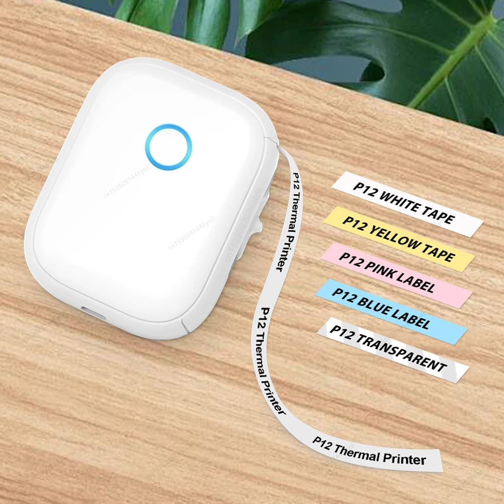Labelwell P12 Bluetooth Inkless Thermal Label Maker Printer