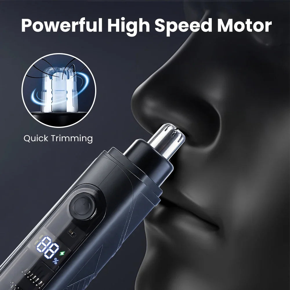 AFDEAL Electric Nose & Ear Trimmer 360° Blade Type-C