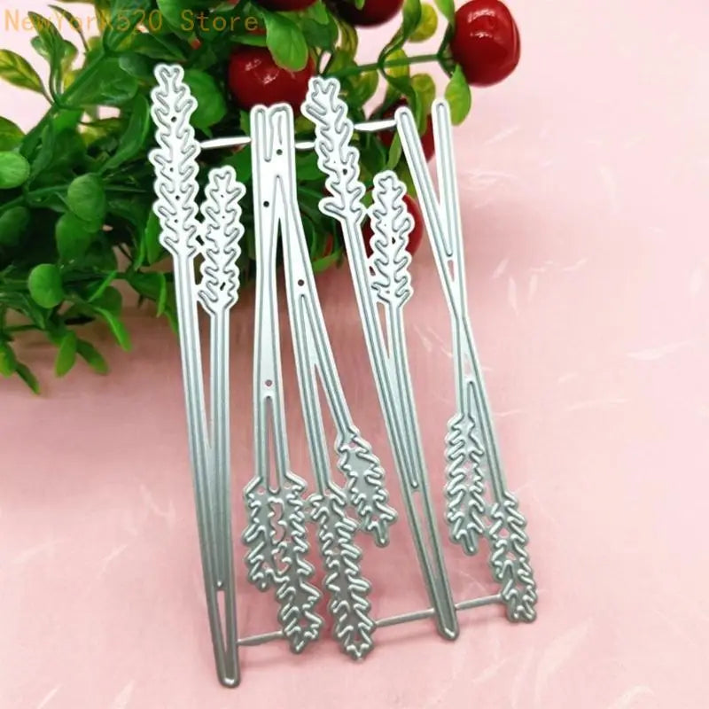 Lavender Bouquet Metal Cutting Die – Carbon Steel Paper Craft