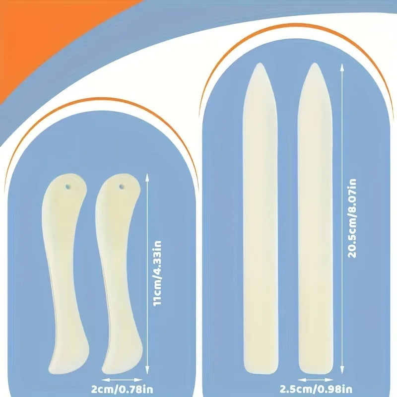 Bone Folder & Clip Set – Bookbinding, Origami & Paper Craft Tool