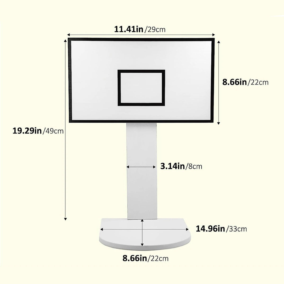 Wall-Mount Basketball Hoop Trash Can Storage Rack – Fun Gift