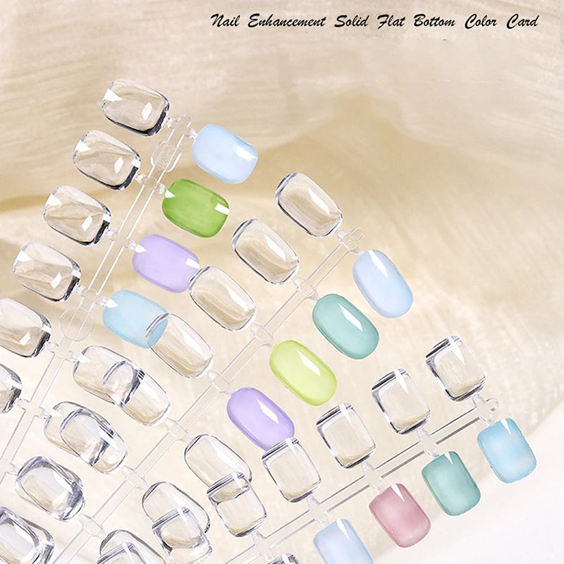Acrylic Nail Color Card Display Tips – 70/80 Pcs Manicure