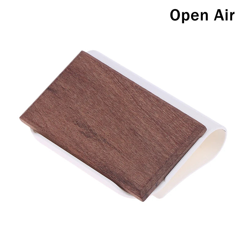 VIBE Wooden Car Air Freshener – Long-Lasting Amber Scent