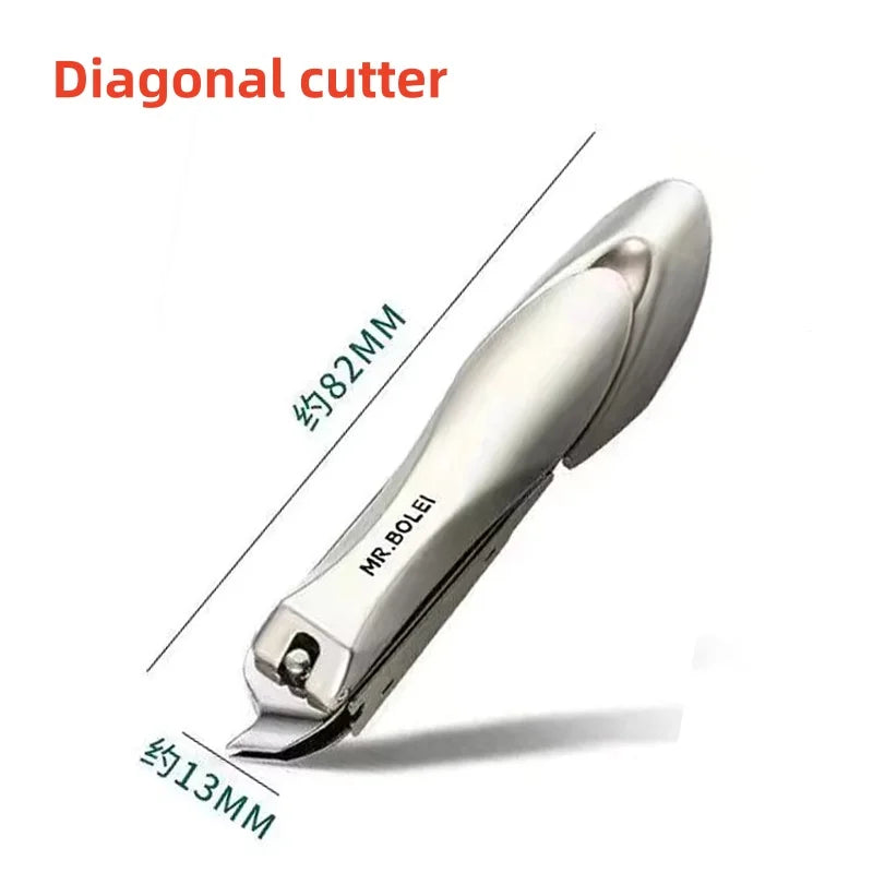 Anti-Splash Nail Clipper Set – Stainless Steel Bionics Design