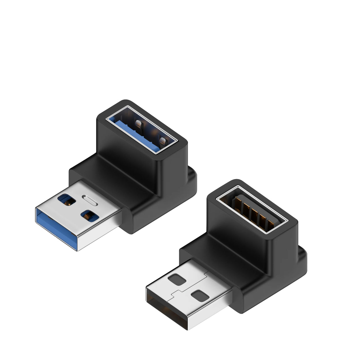 USB-A Female to Male Adapter 90°/180° Angled 10Gbps Converter