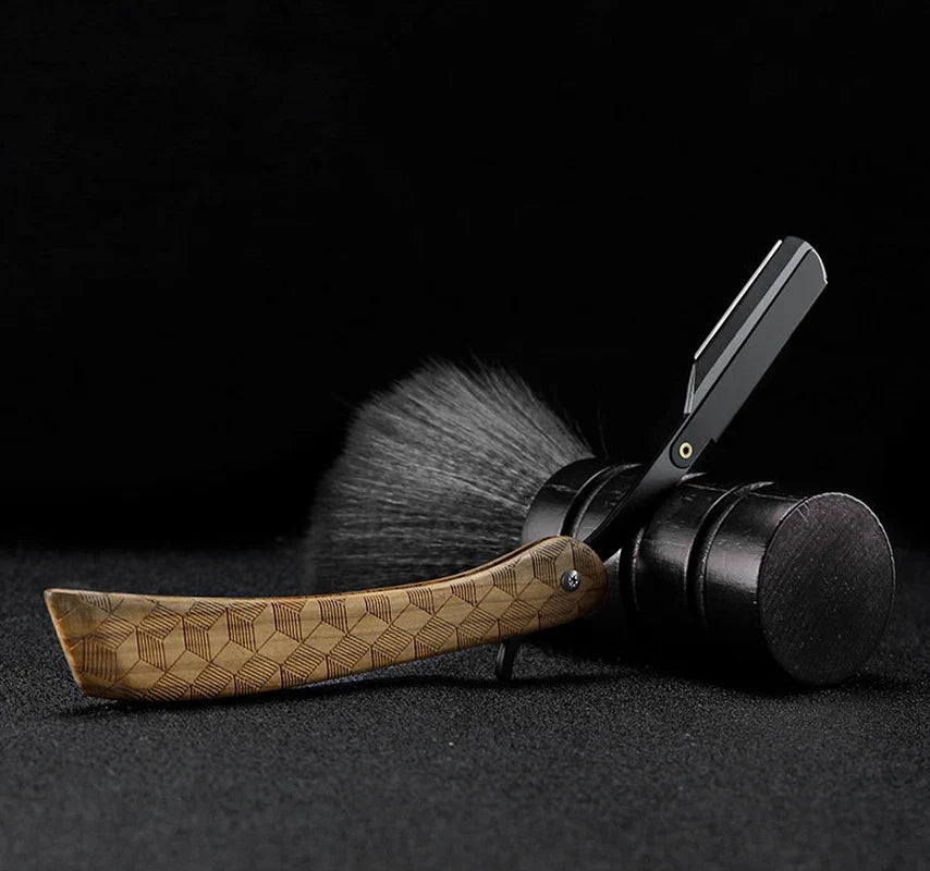 Men's Straight Edge Folding Barber Razor – Stainless Steel