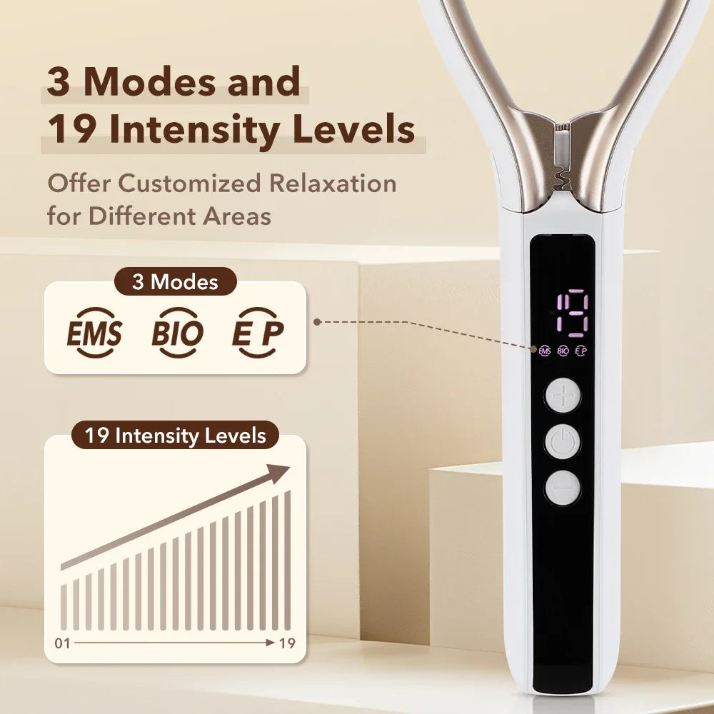 Hailicare EMS Facial Massager V-Shape Lifting Roller | 3 Modes