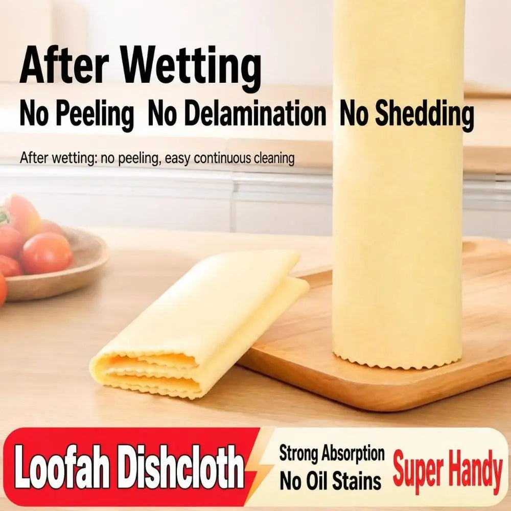1-Meter Loofah Cleaning Cloth – Kitchen Scouring Pad