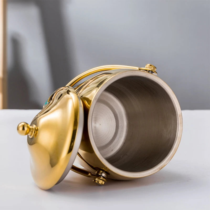 Double Layer Stainless Steel Ice Bucket – Wine & Champagne Cooler