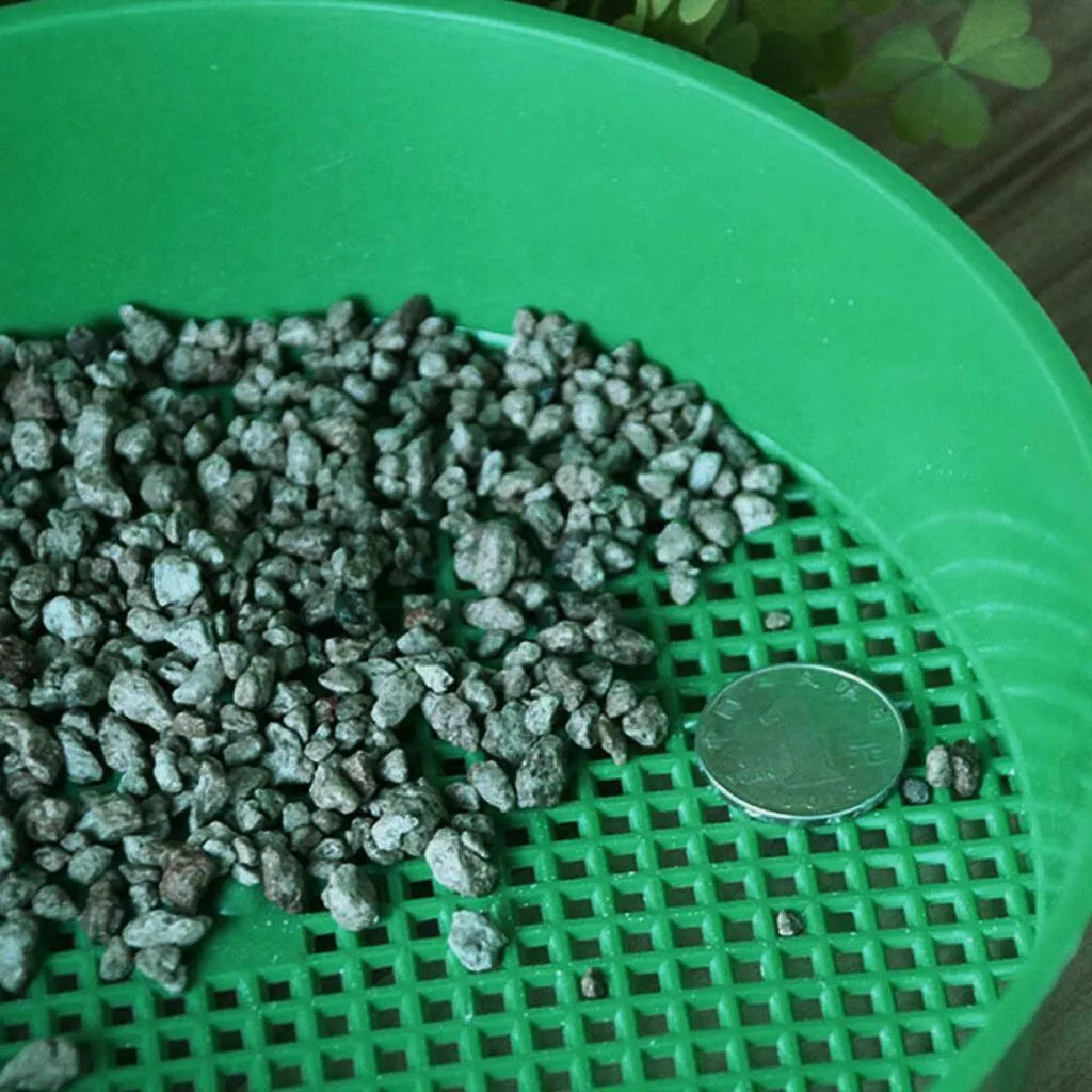 Plastic Fine Mesh Garden Soil Sieve – Sand & Stone Sifter
