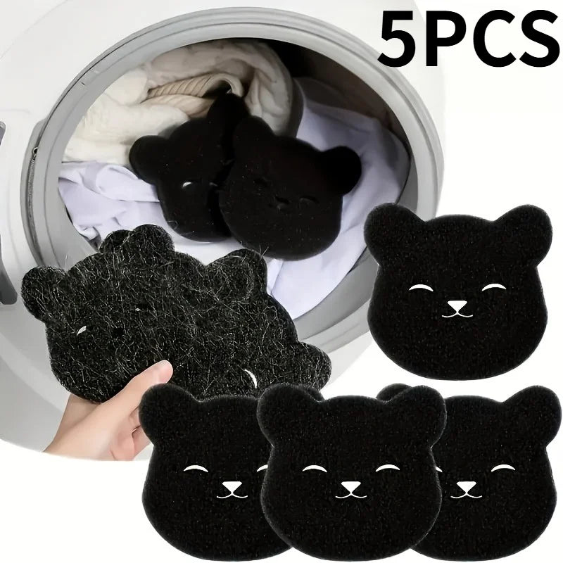 5-Pack Reusable Pet Hair Remover Sponges – Lint Capture