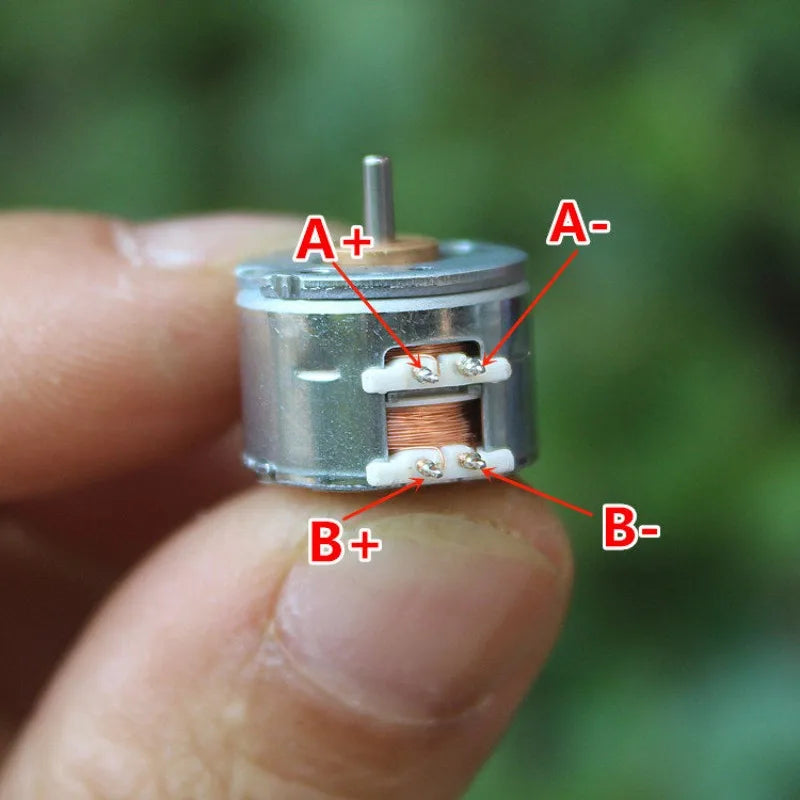 10pcs 15mm Stepper Motor 2-Phase 4-Wire 18° 5V DC
