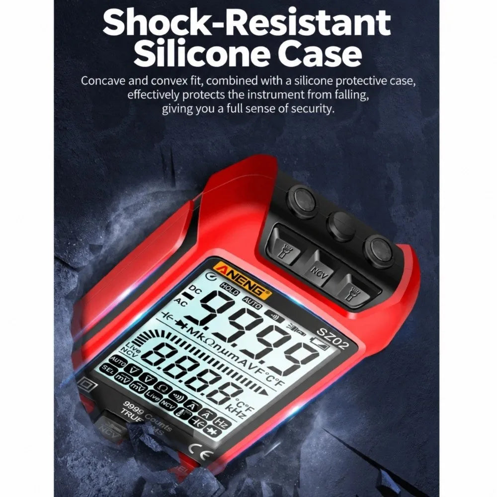 9999 Count True RMS Digital Multimeter Auto Range – VIBE