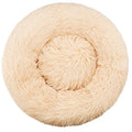VIBE Plush Round Machine-Washable Pet Bed – Warm Dog Cat Bed