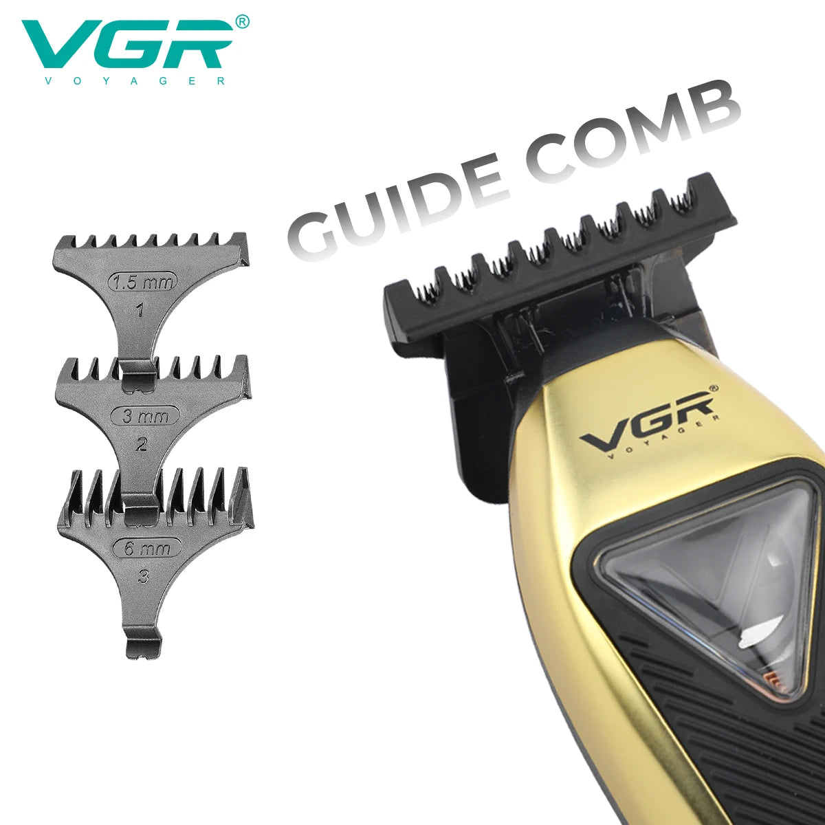 VGR V-994 Professional Hair Clipper 10000 RPM Metal Body