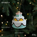 Macaron Christmas Tree Ornaments – DIY Plastic Hanging Pendants