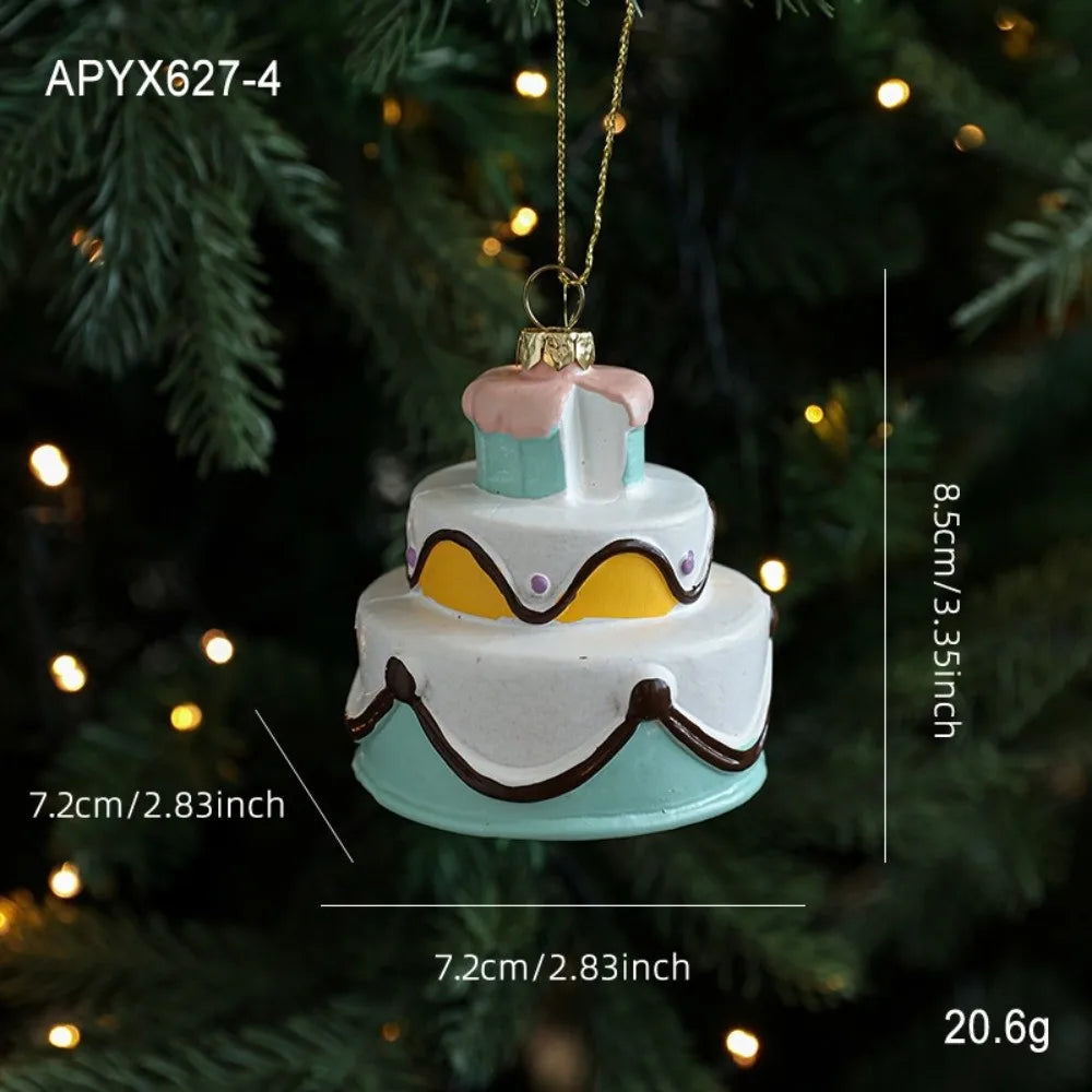 Macaron Christmas Tree Ornaments – DIY Plastic Hanging Pendants