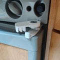 RV Refrigerator Door Latch Camper Fridge Lock Catch 1/2 Pcs