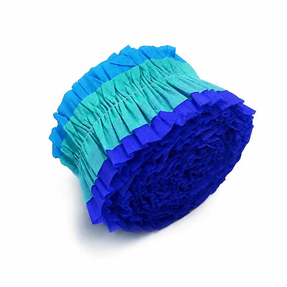 Macaron Crepe Paper Streamers 3M Colorful Party Ribbon Roll