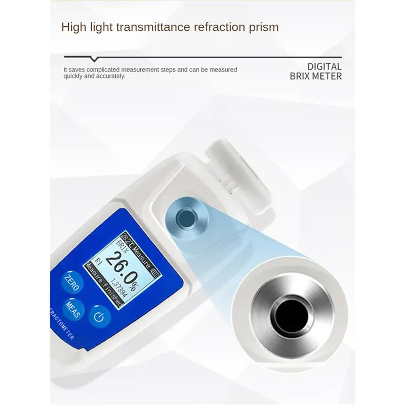 Digital Brix Refractometer 0–55% Sugar Meter 3-Pack