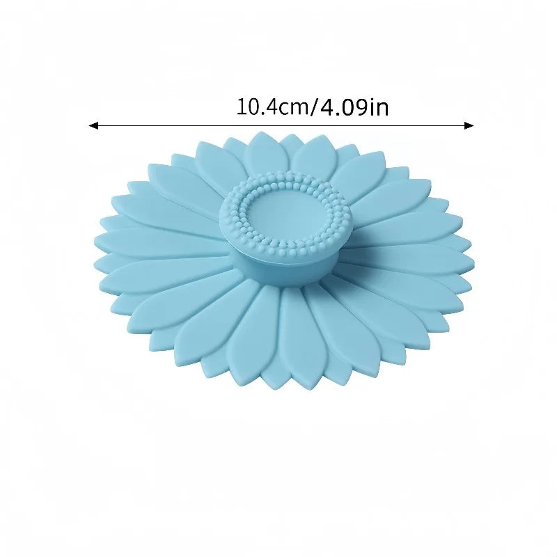 Sunflower Silicone Cup Covers 3/6 Pack – Dustproof Mug Lids