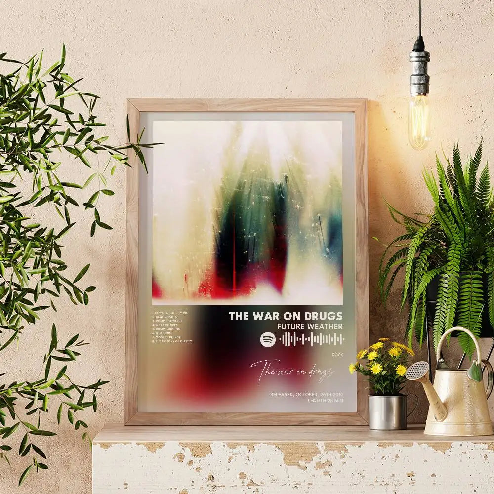 War on Drugs Band Poster – Self-Adhesive Waterproof Wall Art