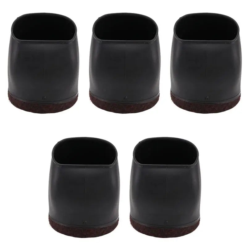 Rubber Chair Wheel Stoppers – Caster Cups & Felt Floor Protectors