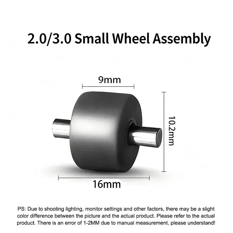2-Pack Floor Scrubber Replacement Wheels – Wet & Dry Use