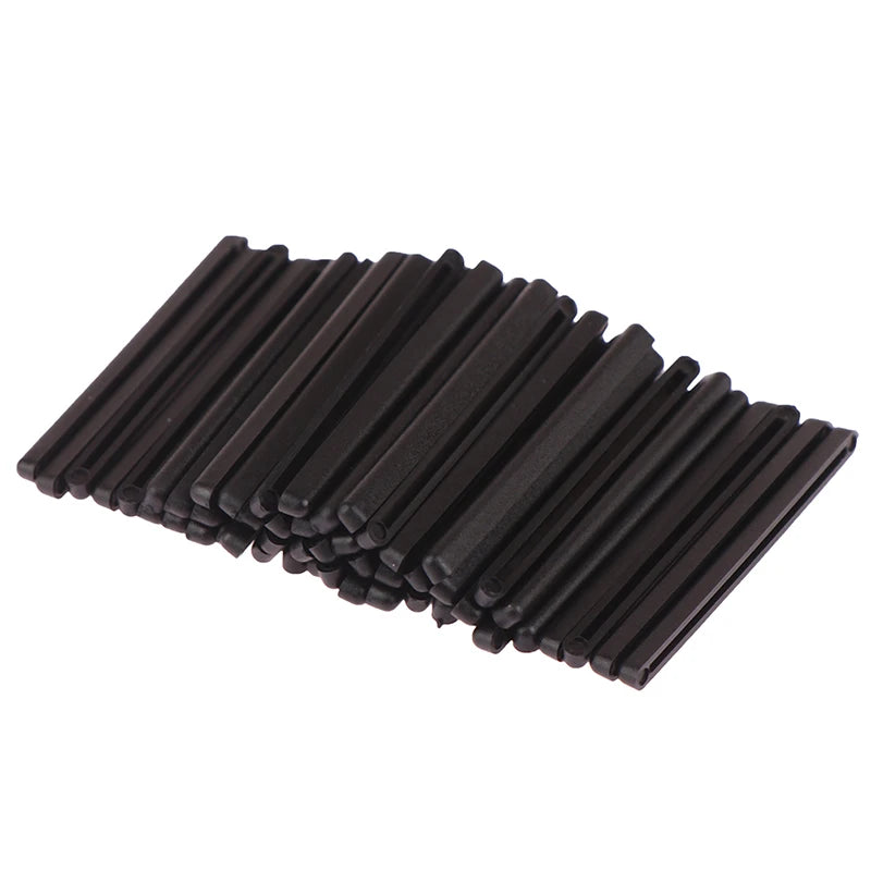50-Pc Pet Clipper Blade Guide Replacement Set – Black & White