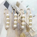 Pearl Rhinestone Brooch Pin – Adjustable Waist Tightener