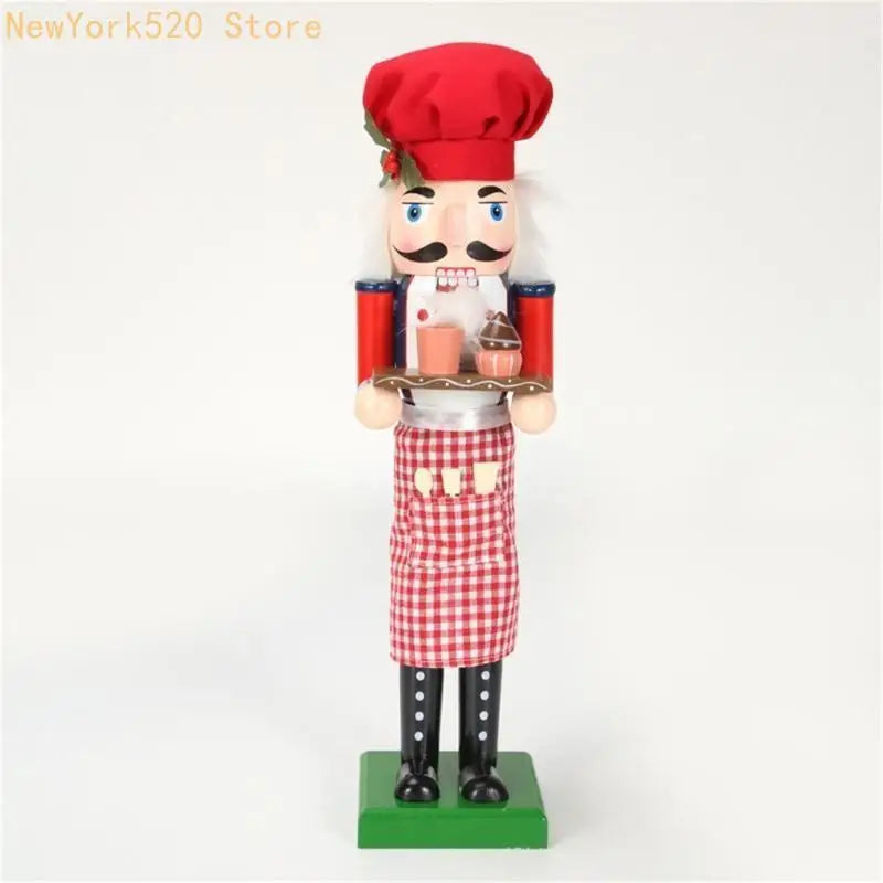 Hand Painted Baker Nutcracker Figurine 38cm Christmas Décor