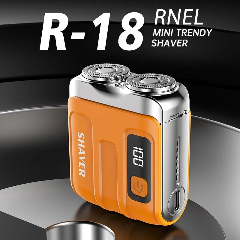 XMSJ Electric Dual Blade Smart Shaver – Digital Display, Type-C