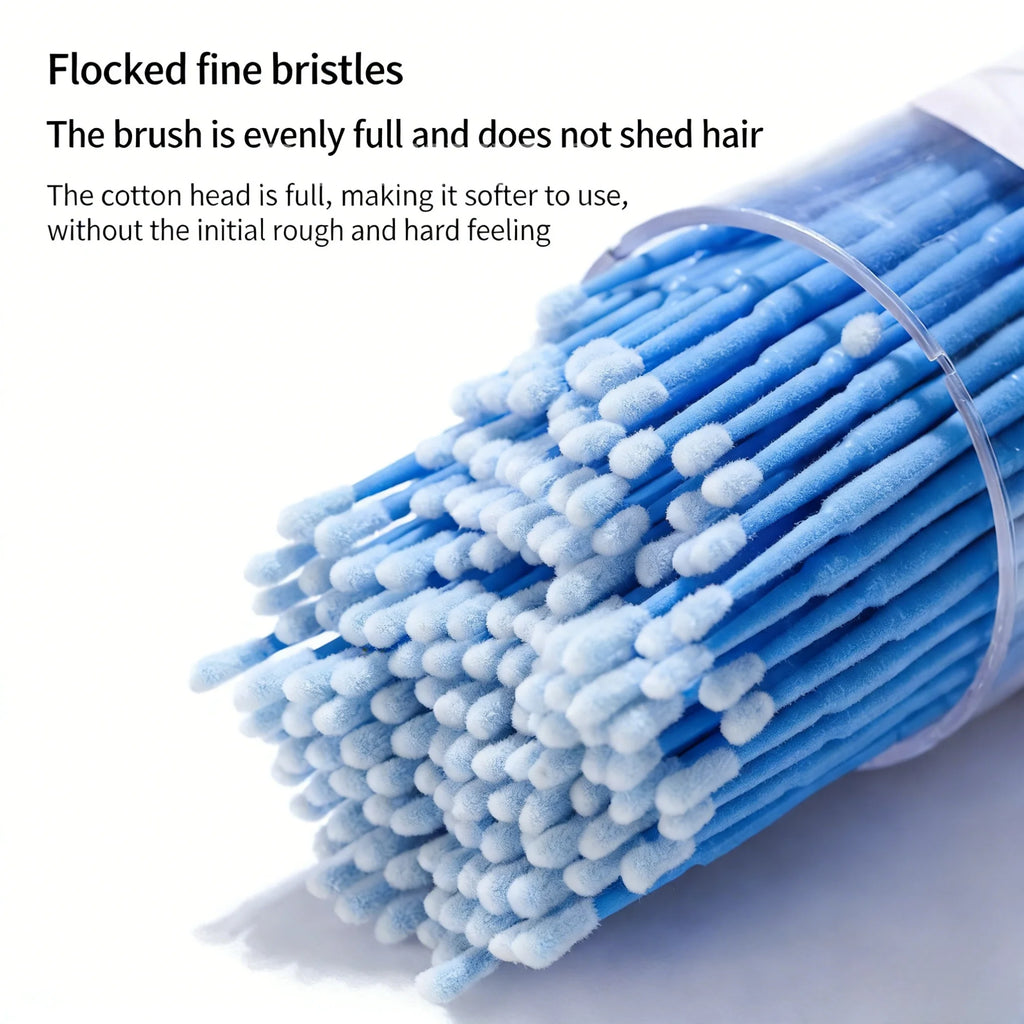 Disposable Micro Applicator Brushes 100pc | Bendable Precision Tips
