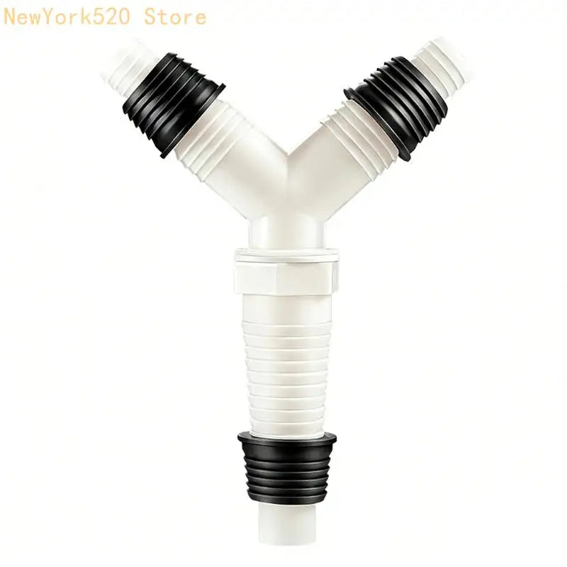 Y-Type 3-Way Washing Machine Drain Hose Adapter | Tee Connector