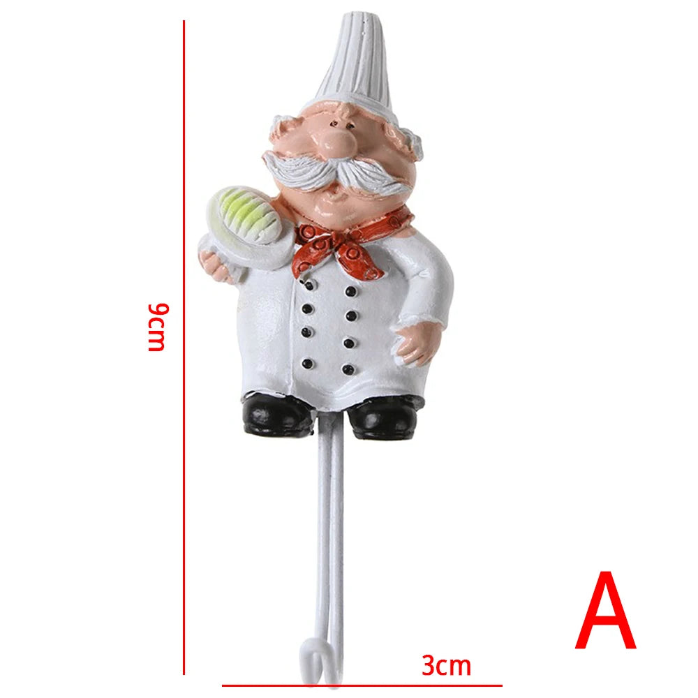 Cartoon Self-Adhesive Wall Hooks – Kitchen, Bath & Coat Hanger