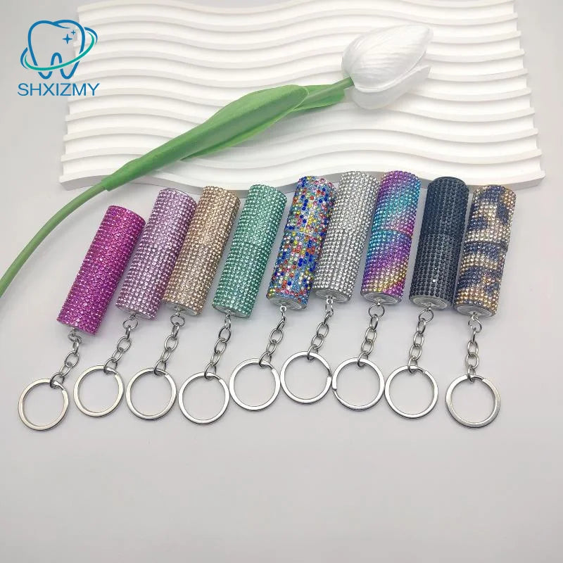 5ml Rhinestone Perfume Spray Keychain – Mini Travel Atomizer