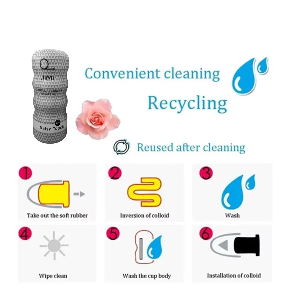 Snail Soft Silicone Masturbator Cup – Manual Male Toy