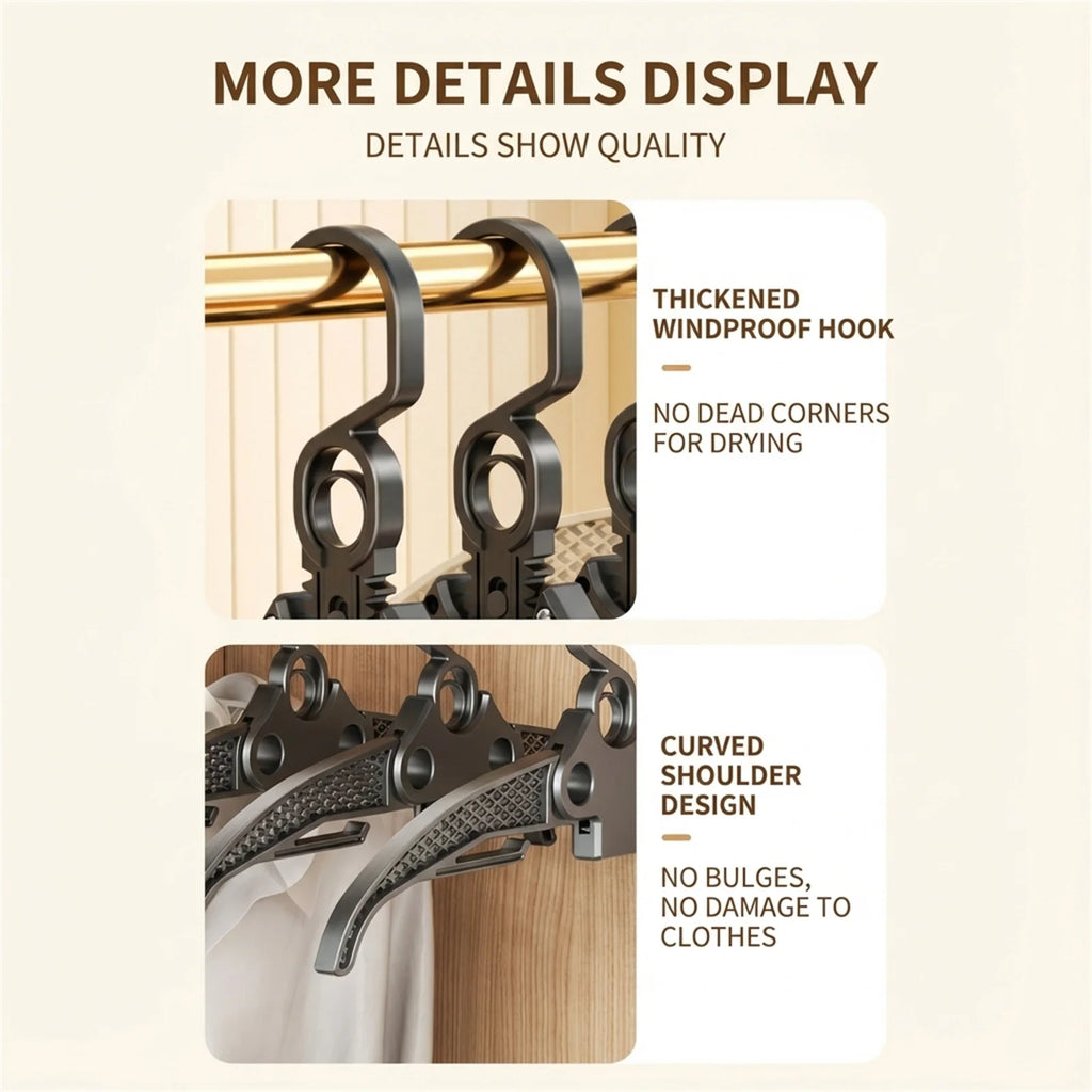 Portable Folding Clothes Hanger – Travel, Dorm & Hotel Use