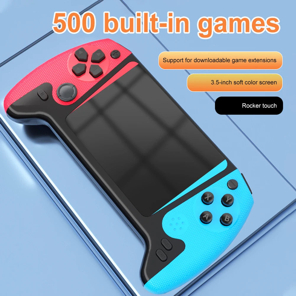 Retro Handheld Game Console – 500 Games, 3.5" LCD, TV Connect