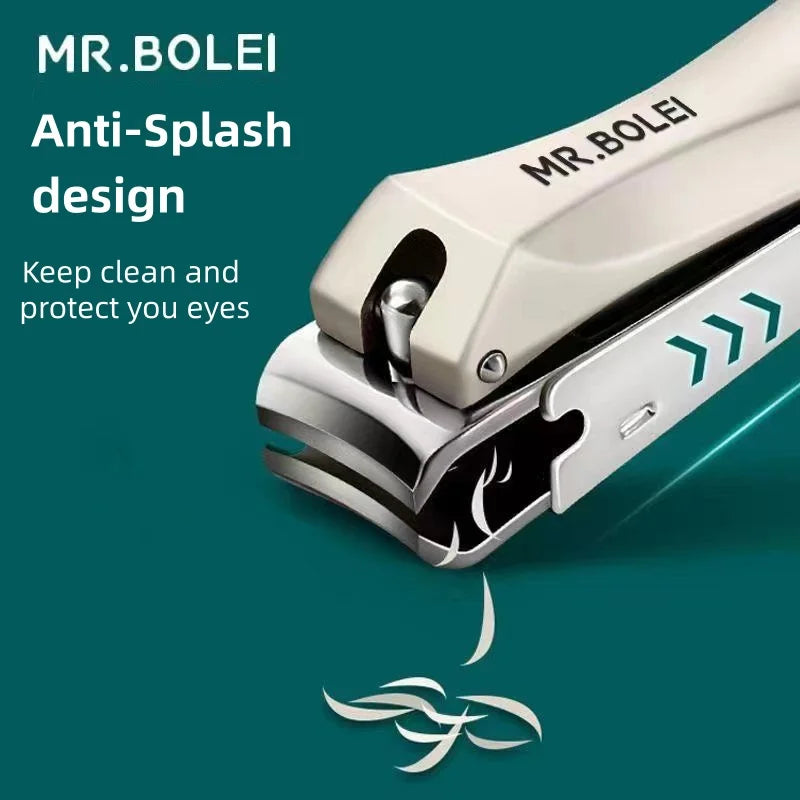 Anti-Splash Nail Clipper Set – Stainless Steel Bionics Design