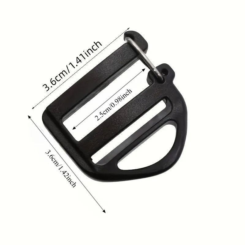 Adjustable Slider Buckle Webbing Clips – Quick Release Backpack Strap