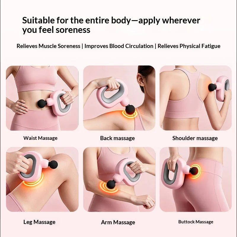 USB Mini Massage Gun – Portable Muscle Relaxation Fascia Device